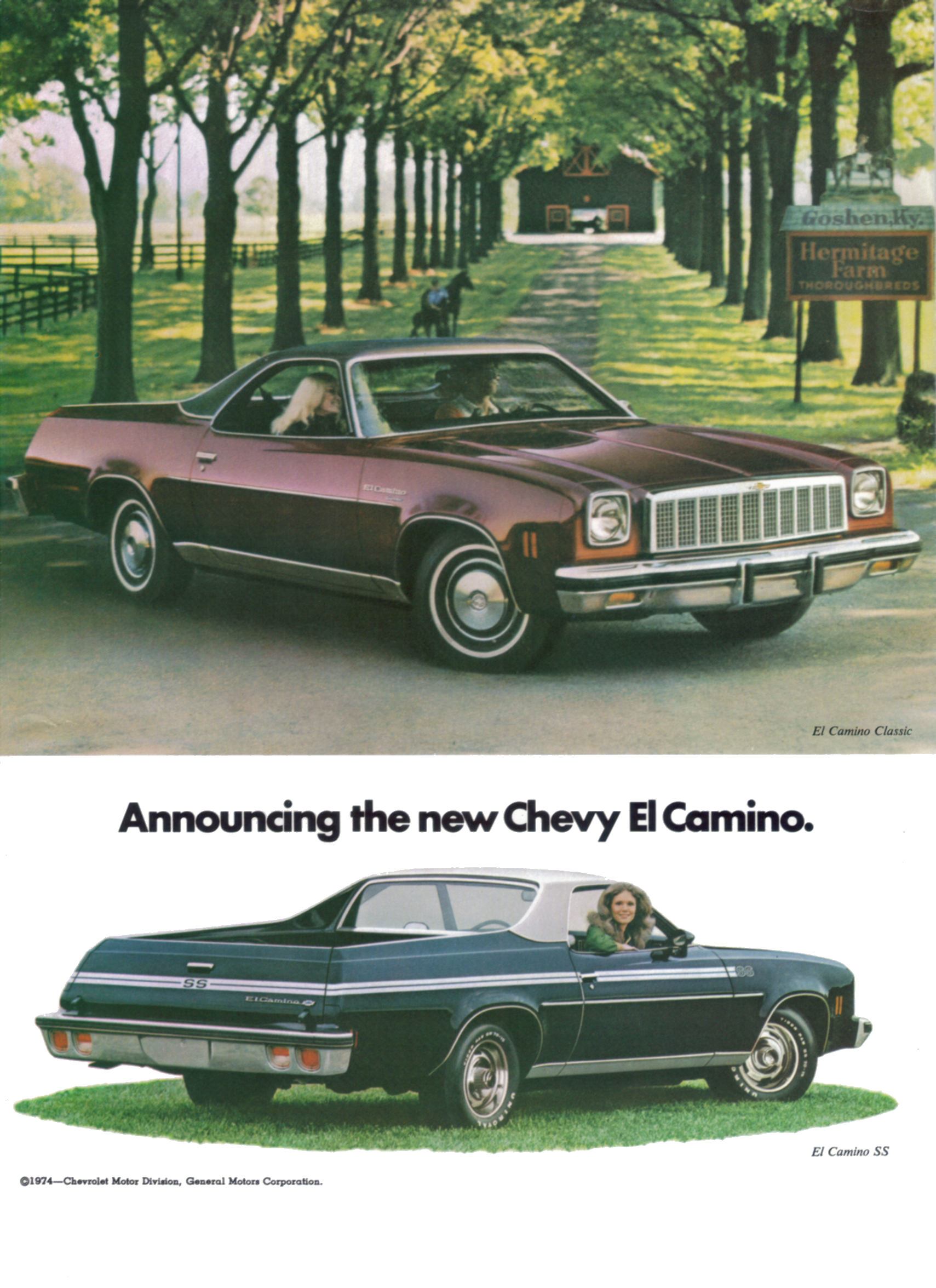 19785 Chevrolet el camino brochure
